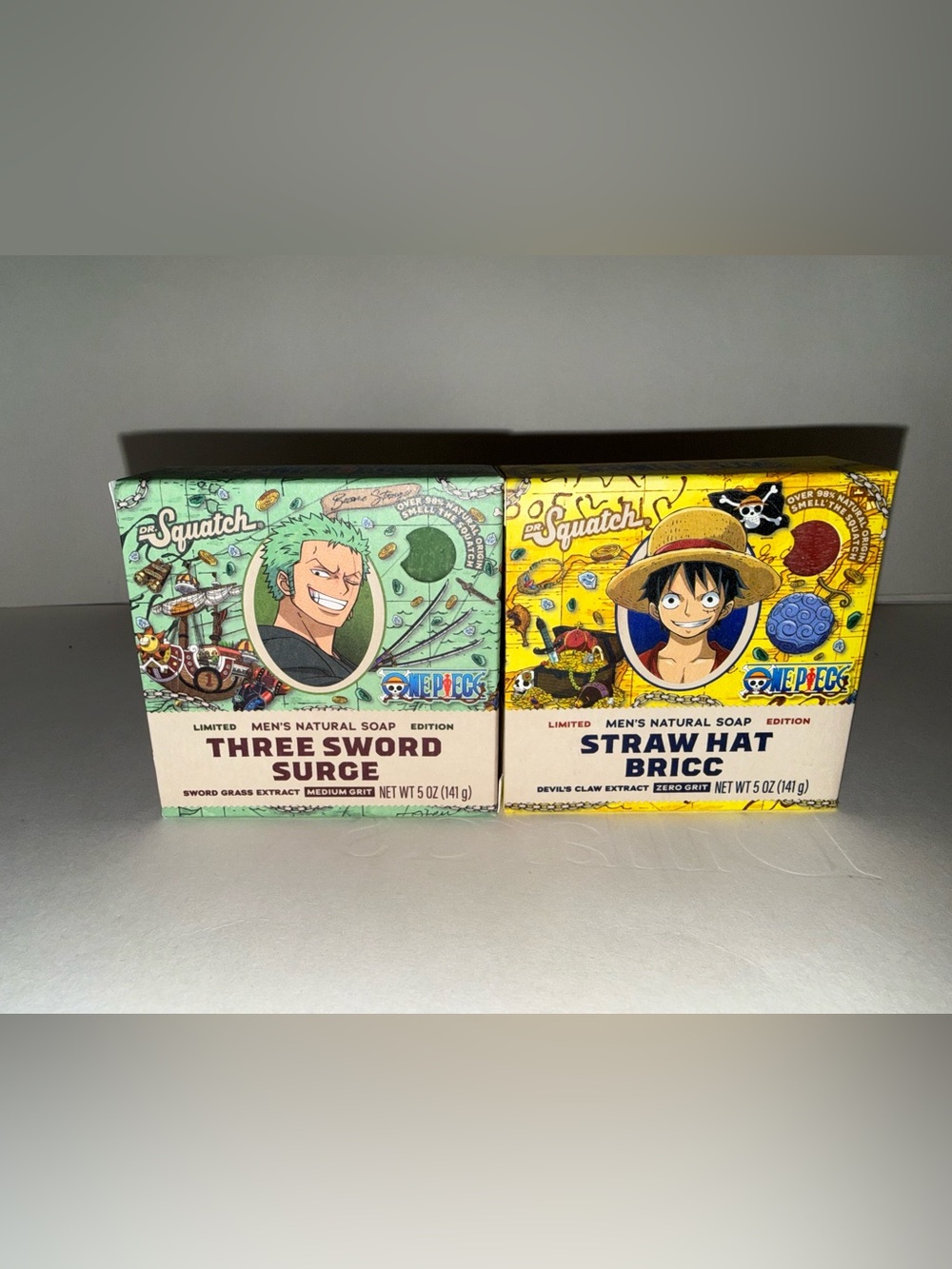 Squatch x One Piece Men’s Natural Soap - Three Sword Surge (Green)